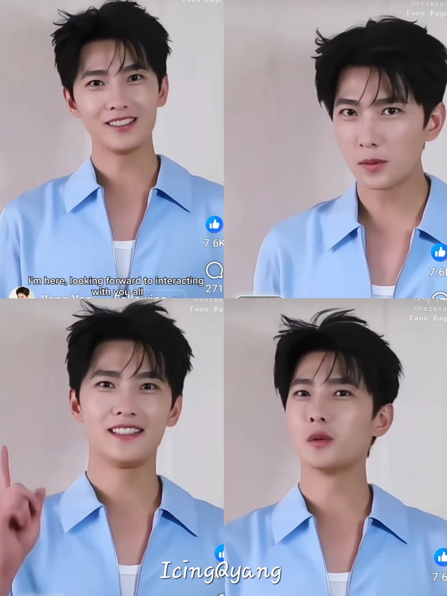 icingquinyang2's tweet image. #Charming #BrightSmile and #magnetic #influencer #YangYang杨洋 introduces himself and #bilibili in this  video #screenshots. #adorable