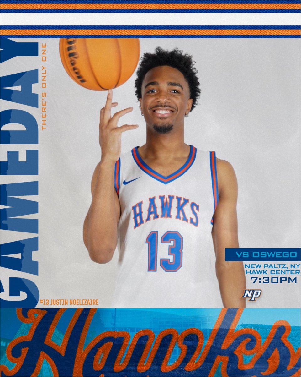 nphawks's tweet photo. |BACK HOME| 📍🏀

@NewPaltzMBB &amp; @newpaltzwbball host Oswego in the Hawk Center at 7:30 &amp; 5:30PM to open 2026 ✨

#nphawks #npmbb #npwbb #sunyac #GAMEDAY https://t.co/sNoO2lrvsV