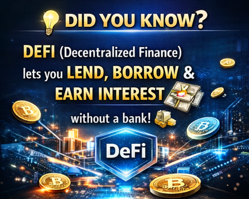 Idara_etimm's tweet photo. π‘ Did you know?
DeFi lets you lend, borrow & earn interest without banks, middlemen, or permission.
This is why traditional finance is being challenged π
FOLLOW FOR MOREπ‘
#DeFi #Web3 #Crypto #Blockchain #DOYOUKNOW
#Connectivity26 https://t.co/c4Gw7StaXn