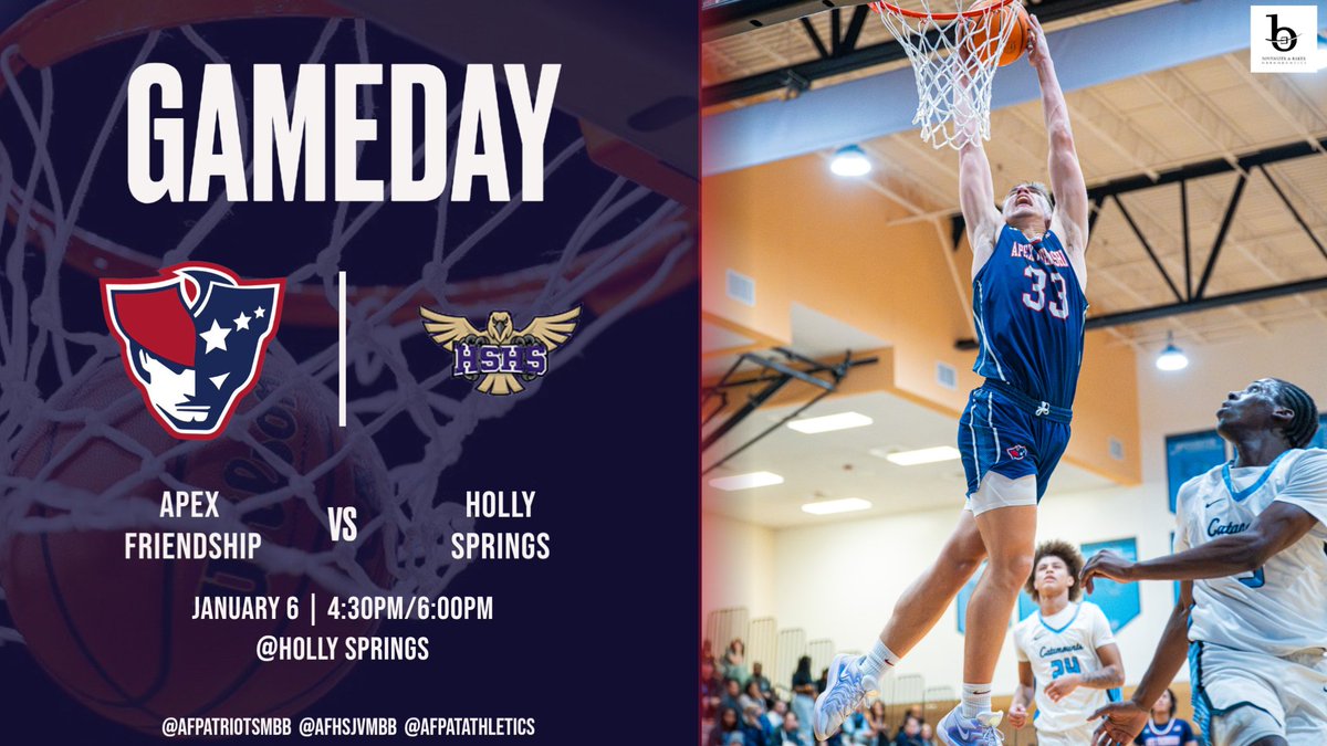 AFPatAthletics's tweet image. It's Gameday Pats! Come out to Holly Springs today as your Pats take on the Hawks! #PatFam #RepAFHS