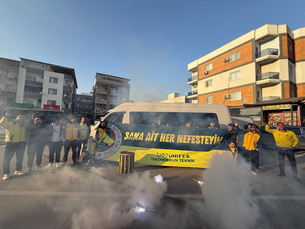 1907 ÜNİFEB İskenderun Teknik Üniversitesi örgütlenmesi olarak Fenerbahçe-Samsunspor karşılaşması için Adana yolundayız. #FenerbahçeninYolunda