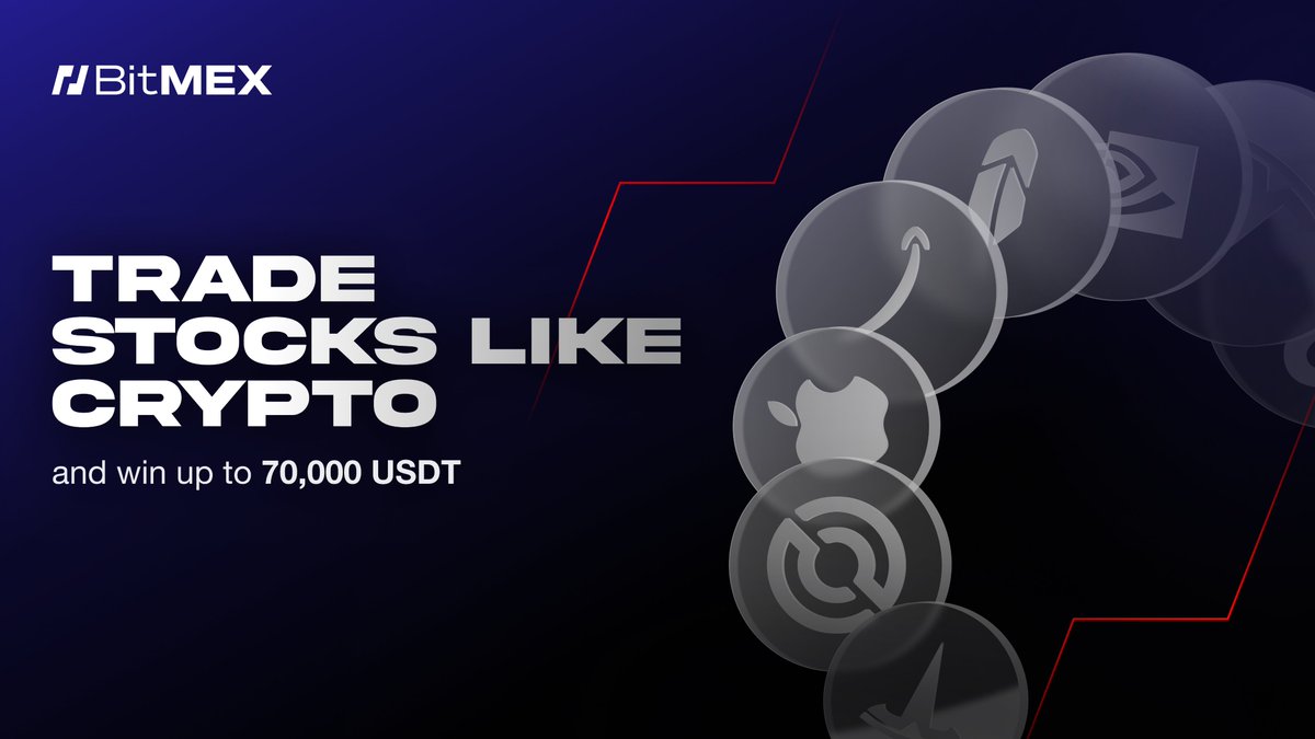 Almost a decade ago we invented the Perpetual Swap and changed the course  of crypto forever. Today, we do it again. Introducing BitMEX Equity Perps -  your gateway to 24/7/365 access to