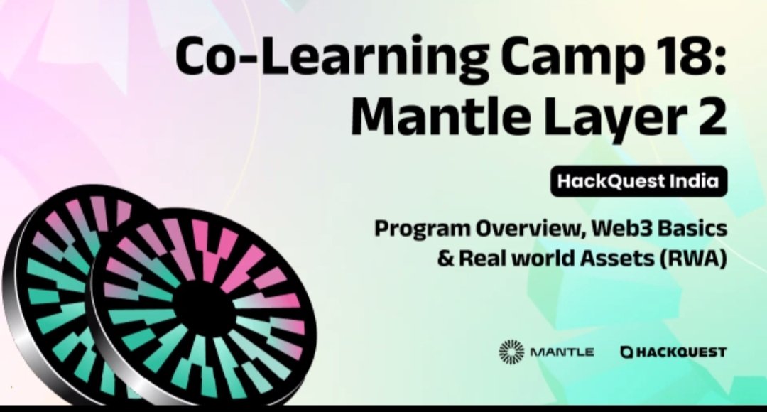 FantomUponly's tweet photo. Excited to be selected for Hackquest India Co-Learning Camp 18 - Mantle Edition..
Just attended Townhall 1 , where we covered Web3 Basics &amp; RWA.

Looking forward to building and learning with the community.

@HackQuestIN @ItachiOnChain 
#LearnwithHQ https://t.co/K6LuC52ILL