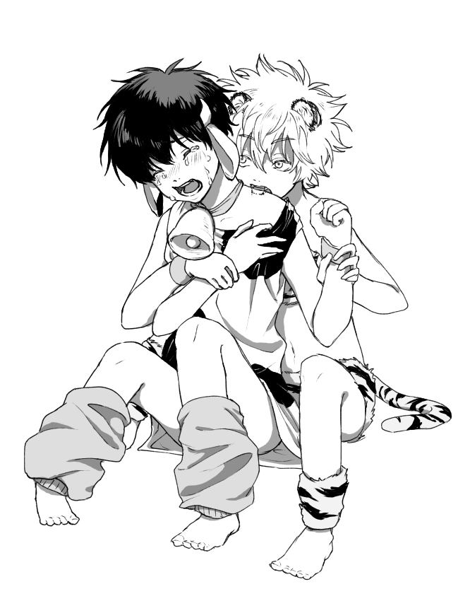 ⚠銀土、とらうし
あんまり美味しいから少しづつ食べることにした🐯。このあと🐮に恋して食べれなくなる。