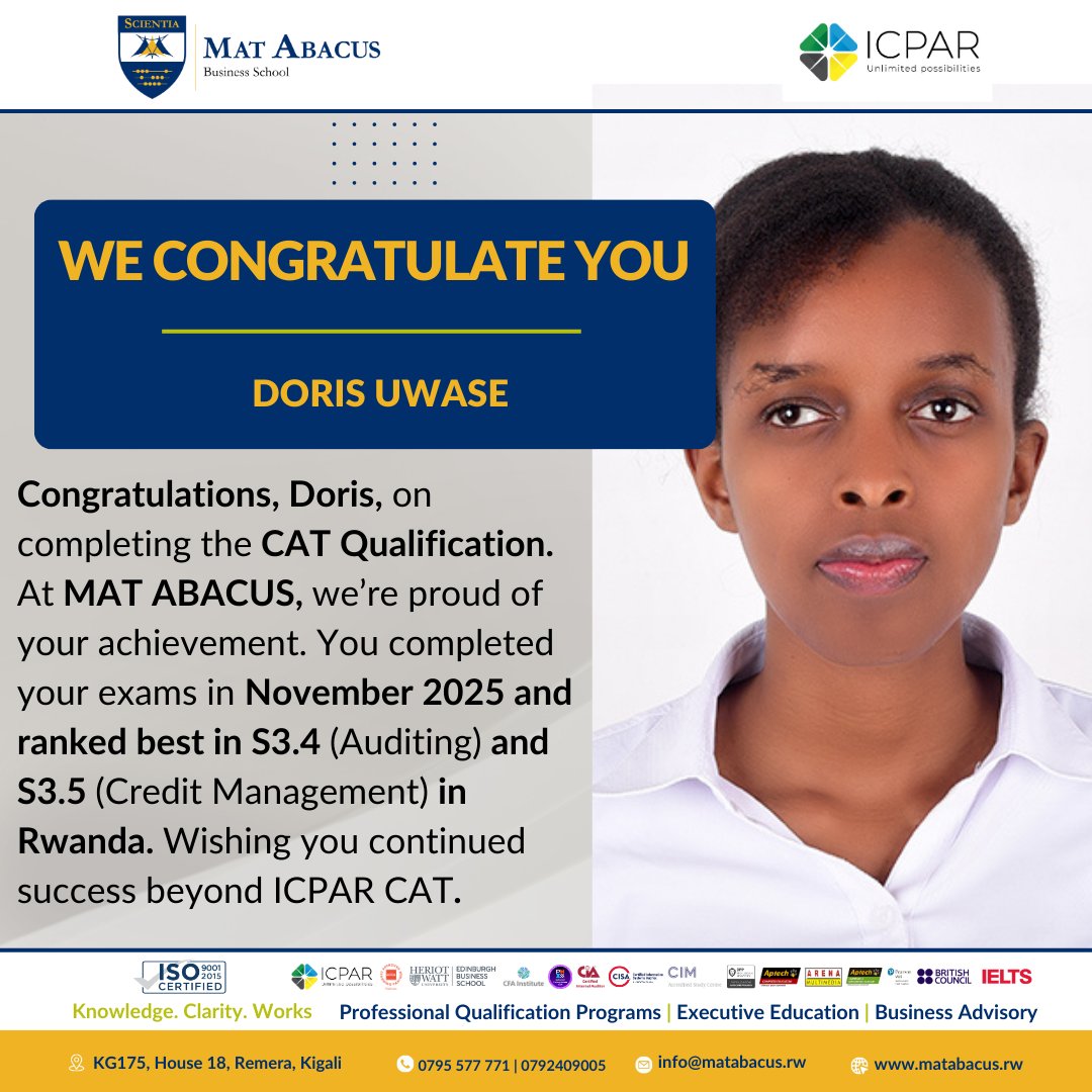 MAT ABACUS Business School - Rwanda tweet media