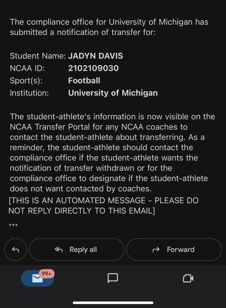 iamjadyndavis's tweet image. I have 3 years of eligibility remaining!