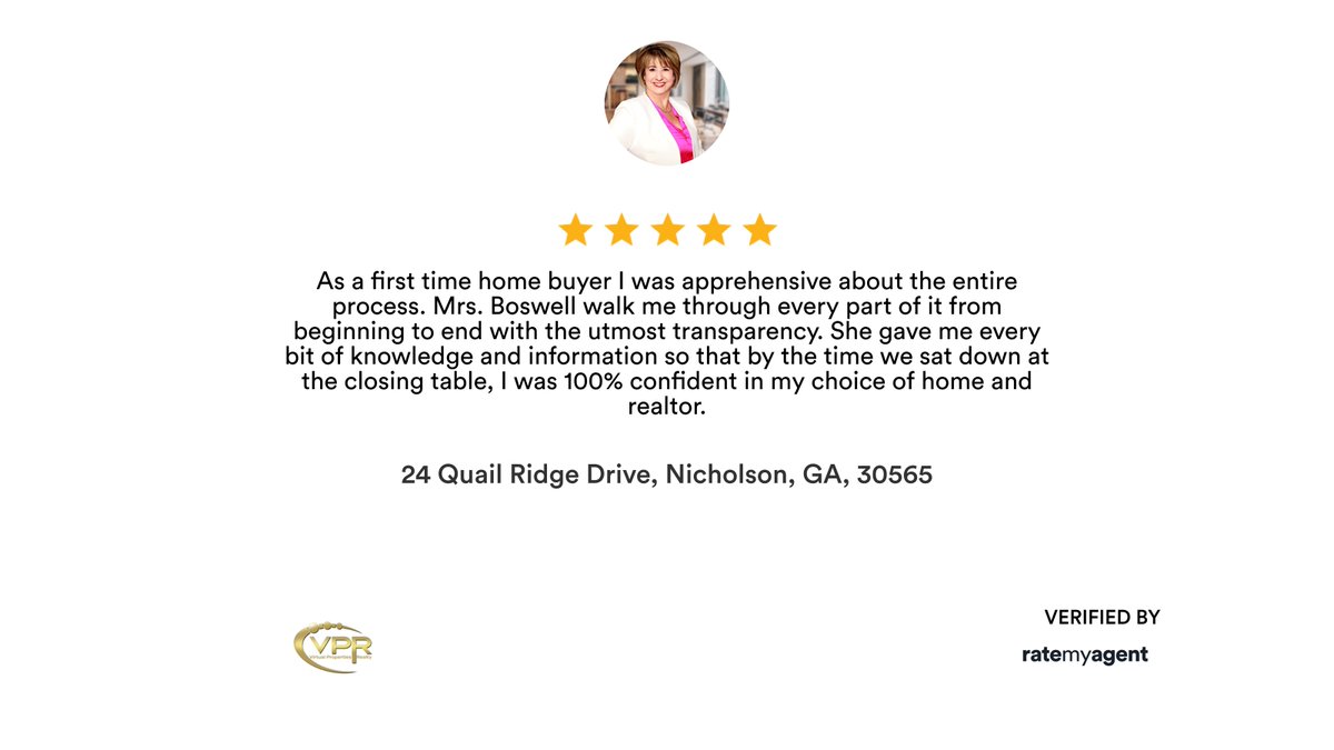 LBoswellRealtor's tweet photo. My latest review in Nicholson.
https://t.co/WZj4A55NUt
...
#lauraboswellrealtor 
#lauraboswellproperties #listingagent #listingspecialist #realtor #realestate #homeownership #homebuying #HomeBuyers #househunting #homebuyingprocess #realestateinvesting https://t.co/GEBxPH0nWC