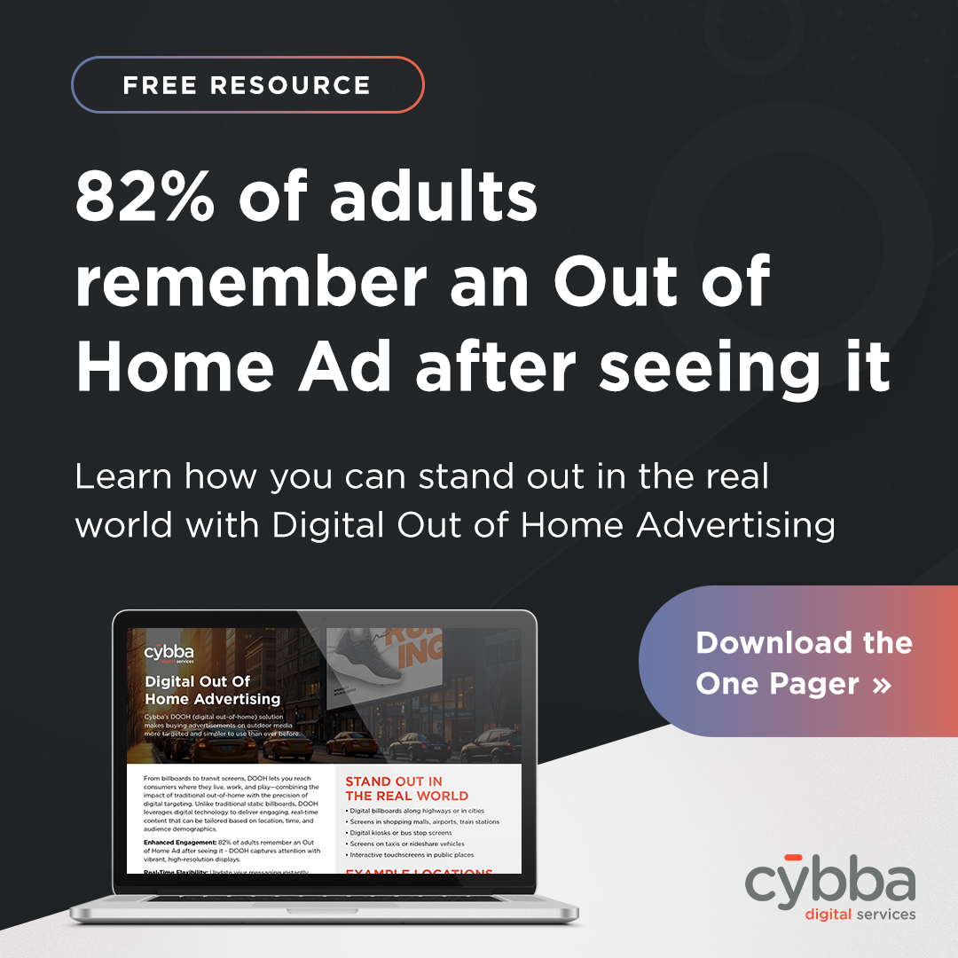 Ready to get started with Digital Out of Home Advertising? Our experts are here to help.

Download our free one-pager and learn more ➡️ bit.ly/3Li3Uov
