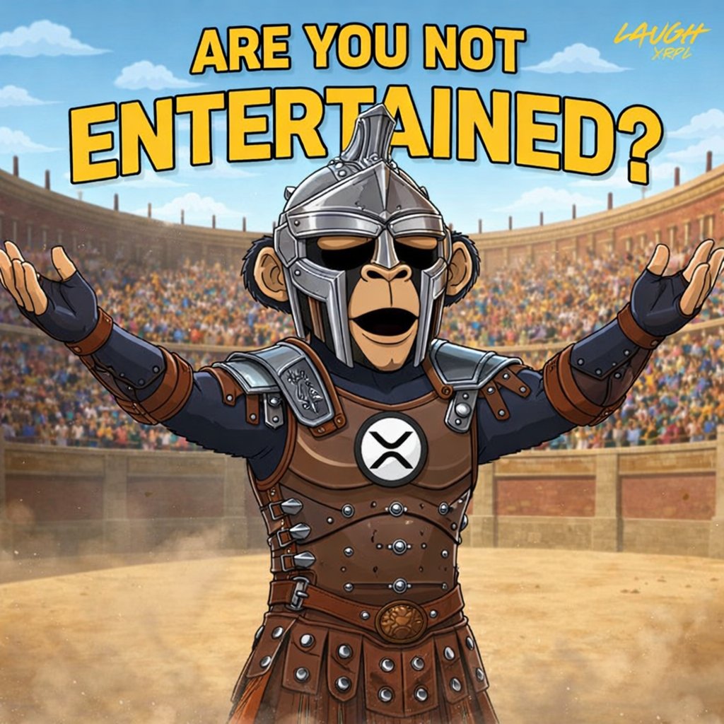 The #Bitcoin Maxis are going crazy right now and having tissue parties! How do you make them go even crazier???
Just keep telling them $XRP is going to 589 and they scream even louder. 🤣
What great entertainment!
Guess who is $LAUGH-ING now?