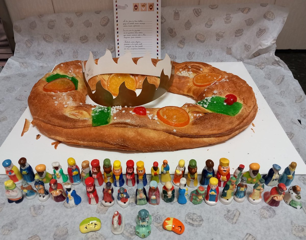 Una bona tradició que celebrem amb gran il·lusió.
Feliç tortell de reis!! #tortelldereis #roscondereyes #tradicional