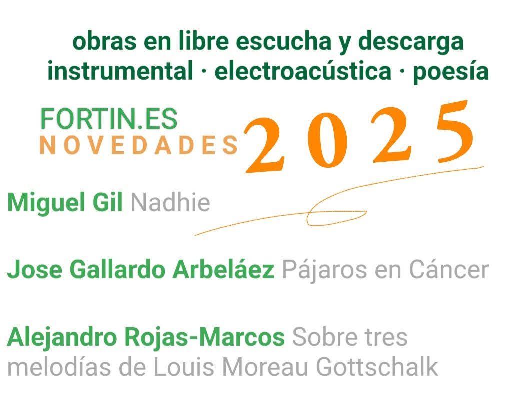 Despedimos el año 2025 con el repaso a las tres referencias que han visto la luz a lo largo de los meses pasados en el Fortín: fortin.es

¡Gracias por habernos acompañado! Seguimos ilusionados con lo que estamos preparando para el 2026. Feliz Año a todos