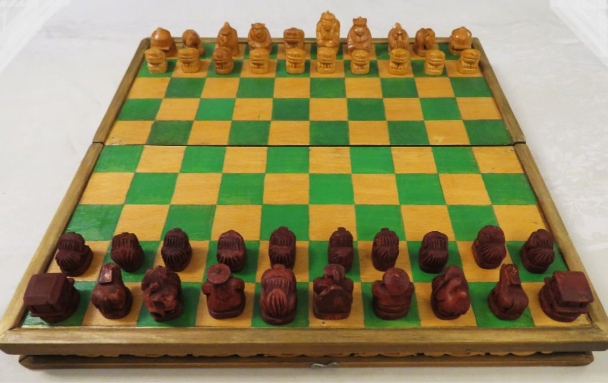 WorldChessHOF's tweet photo. New to "Chess Variants: Transforming Tradition"!
Check out these one-of-a-kind chess variants on loan from Rick Knowlton! Stop by and explore these incredible creations up close. ♟
#worldchesshof #chess #chessvariants https://t.co/L5vpHyBrUm
