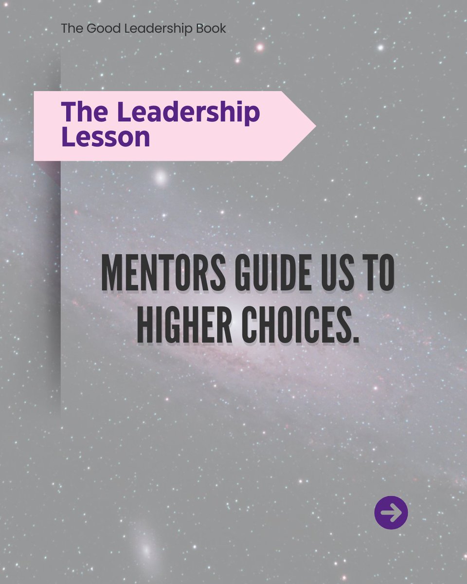 GoodLeadershipB's tweet photo. Mentors guide with wisdom and encouragement.

📖 https://t.co/TdFr6kLYko

#GoodLeadership #Mentorship https://t.co/874rslg2Xe