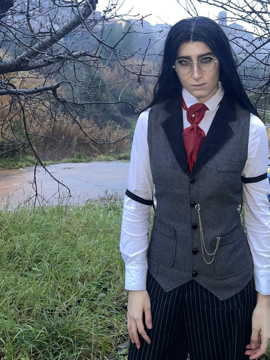 MartinaCassetti's tweet image. I appear to have misplaced joy somewhere along the way

#sirpentious #pendleton #victorianera
#HazbinHotel #vivziepop #cosplay #cosplayer
#London