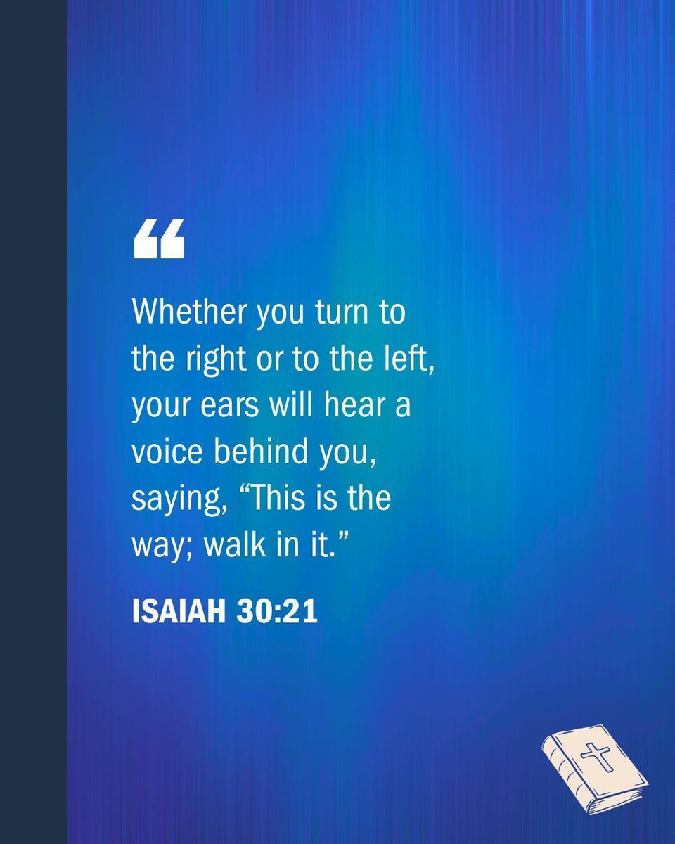 spachurch's tweet image. God’s guidance is not merely about making the right choice, but about learning to trust His presence along the way.
Even when the path feels uncertain, His voice remains steady and sure.
#ReadScriptureDaily