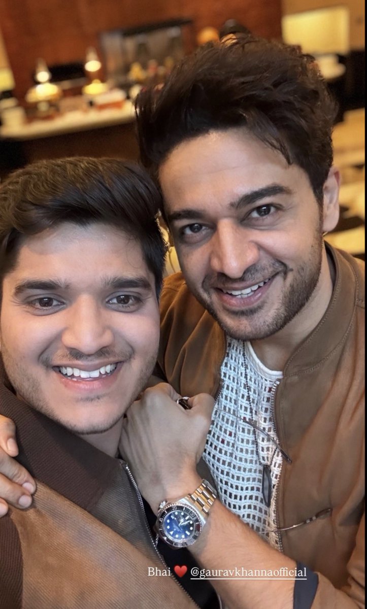 THOR____LOKI's tweet photo. Finally 🥹❤️
#MriRav #GauravKhanna #MridulTiwari https://t.co/Xt18ImoO18