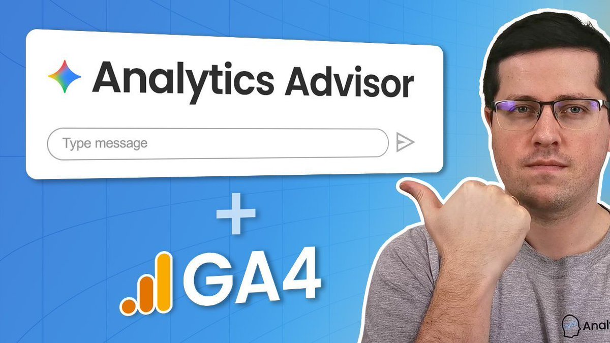 fedorovicius's tweet photo. New video: GA4 now includes an AI chatbot called Analytics Advisor. In this video, you’ll see what it’s actually good at, where it falls short, and why Google Analytics knowledge still matters when using it.
https://t.co/haZuHcNMIv
#ga4 #googleanalytics #googleanalytics4 https://t.co/l9g4t41hCA