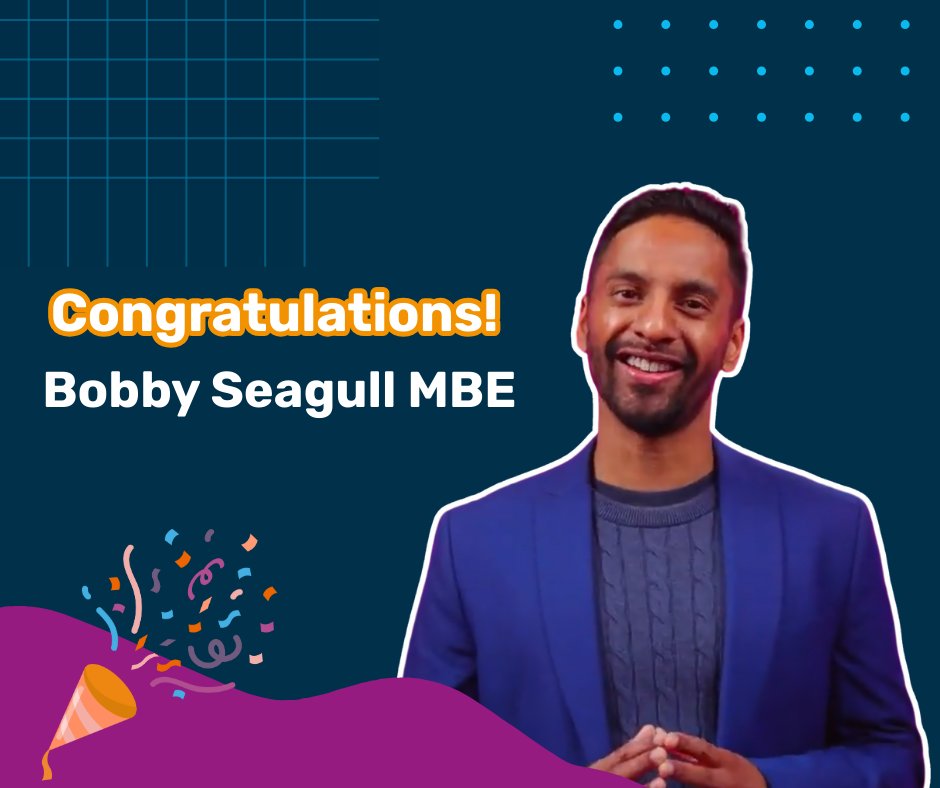 Nat_Numeracy's tweet photo. So proud of our brilliant ambassador @Bobby_Seagull for receiving his #MBE! ๐
Teacher. Volunteer. Library legend. Everyday maths champion. ๐โ
Thank you for all you do to boost #NumberConfidence across the UK! ๐
https://t.co/DLjXTuwoFs https://t.co/Ibrss5VU9c