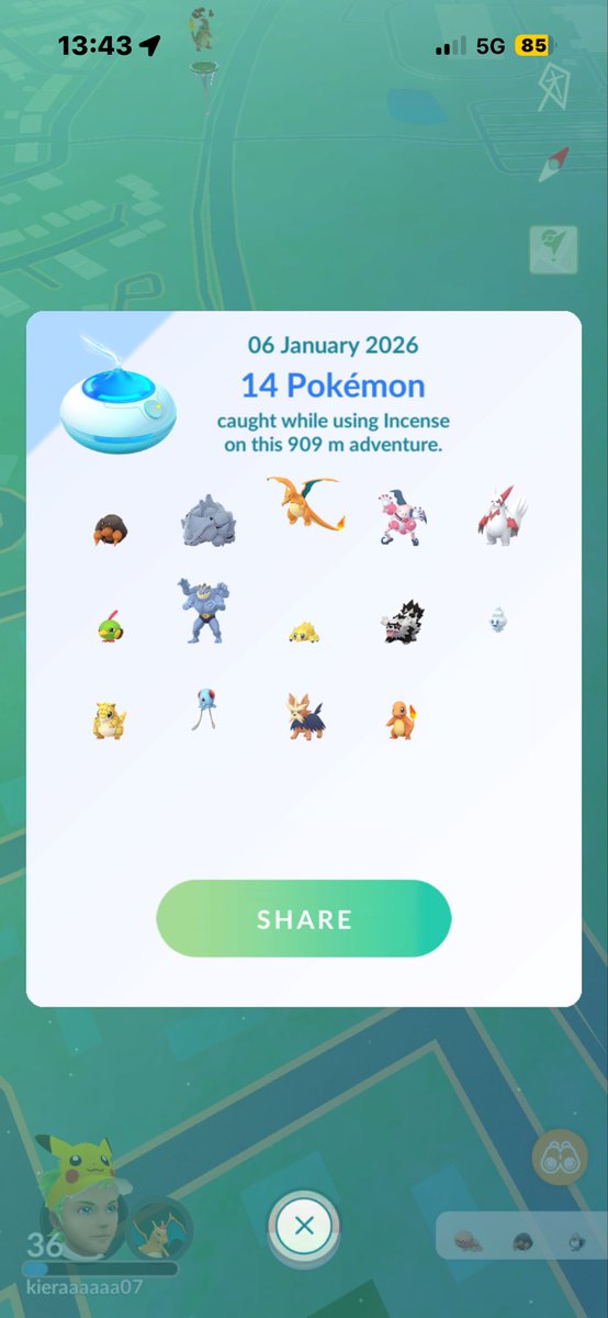 confusdatlastan's tweet photo. Crazy use of a daily incense #PokemonGO https://t.co/VMPNMUdNXP