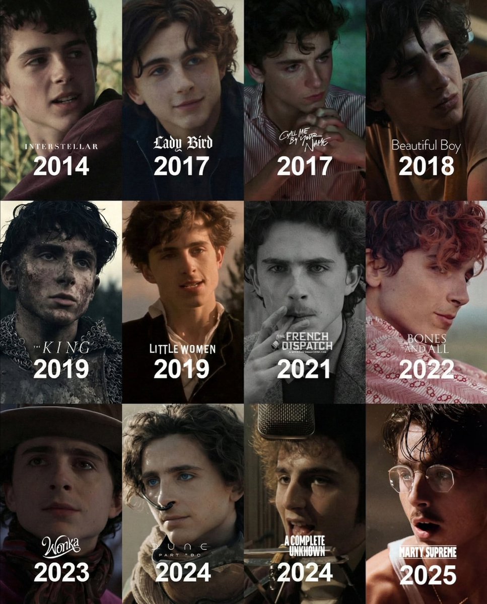 Timothée Chalamet’s acting evolution knows no limits
