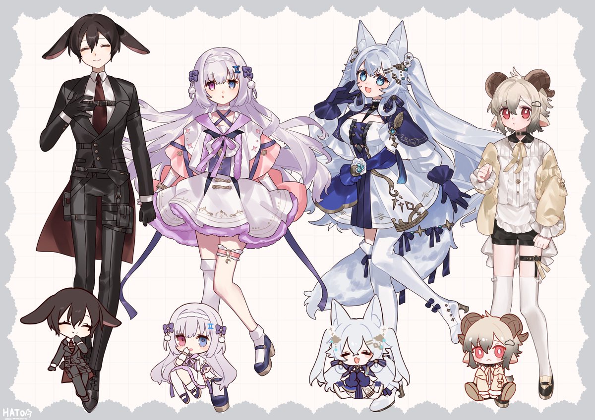 lbirt_'s tweet photo. 衣装デザイン等 立ち絵まとめ
#skeb  #commission https://t.co/2phxl8GQc8