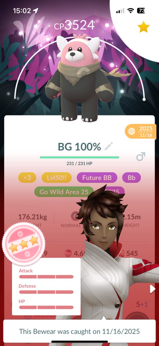 Little late, but maxed these two for this weeks #MaxOutMonday ! Stalled the bewear a little :p
#PokemonGOApp #PokemonGO #pokemongo