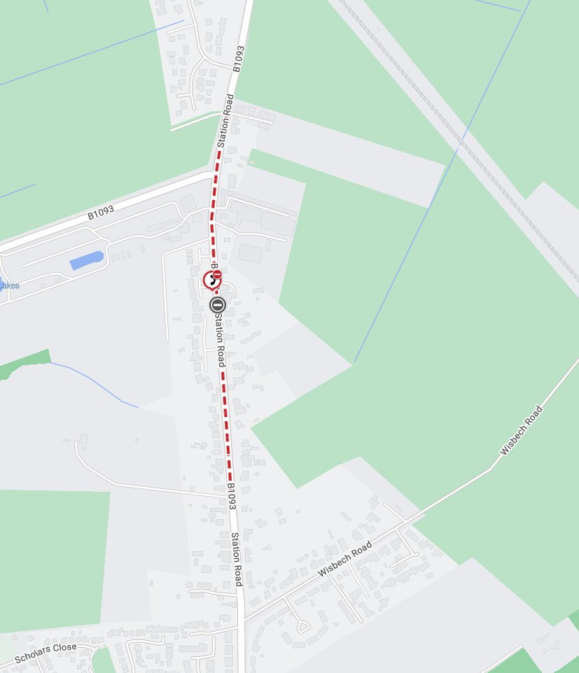 Cambs_Traffic's tweet image. ⛔️ROADWORKS
#B1093 Station Road, #Manea is CLOSED to all motor vehicles TODAY until the 14th Jan between the hours of 9:30am and 2:30pm daily due to works by @CityFibre.

More info: one.network/?GB146590455
