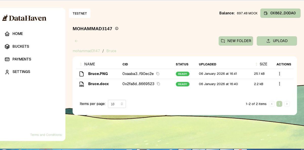Just uploaded my first file to the DataHaven testnet and it feels great 🚀
Seeing the upload confirm on-chain made the experience real and exciting.
This is my first step exploring decentralized storage, and I’m excited to keep building and testing what’s possible.<a href="/DataHaven_xyz/">DataHaven 🫎</a>
