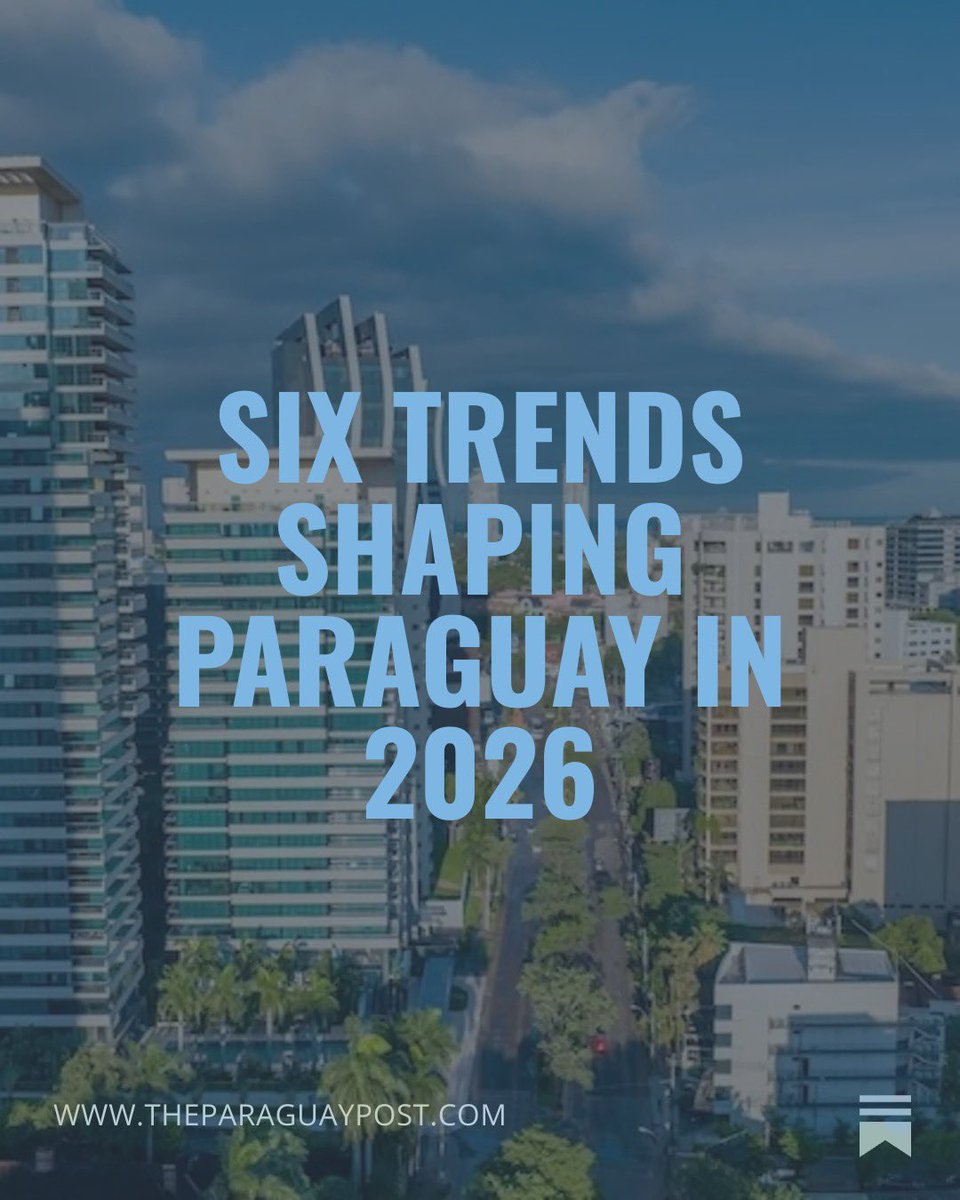From geopolitics to elections, energy and migration: here’s what to watch this year.

🇵🇾⚡️🌎💥🗳️

theparaguaypost.com/p/six-trends-s…
