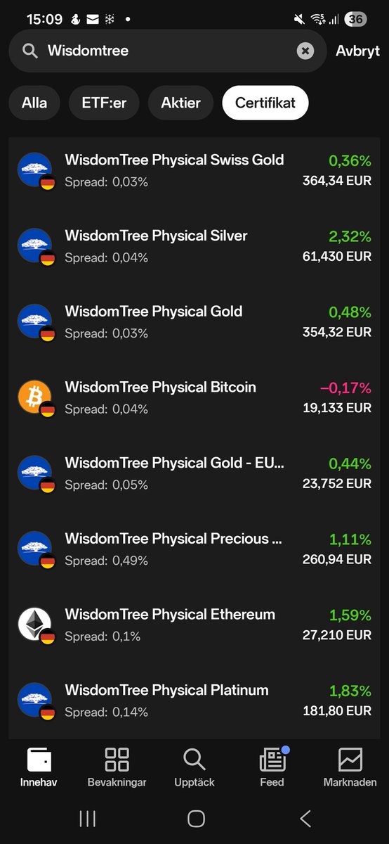 SparGeneralen's tweet image. Alla vanliga råvaror är ett måste. Framförallt de som finns som physical.