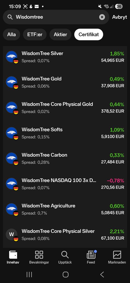 SparGeneralen's tweet image. Alla vanliga råvaror är ett måste. Framförallt de som finns som physical.