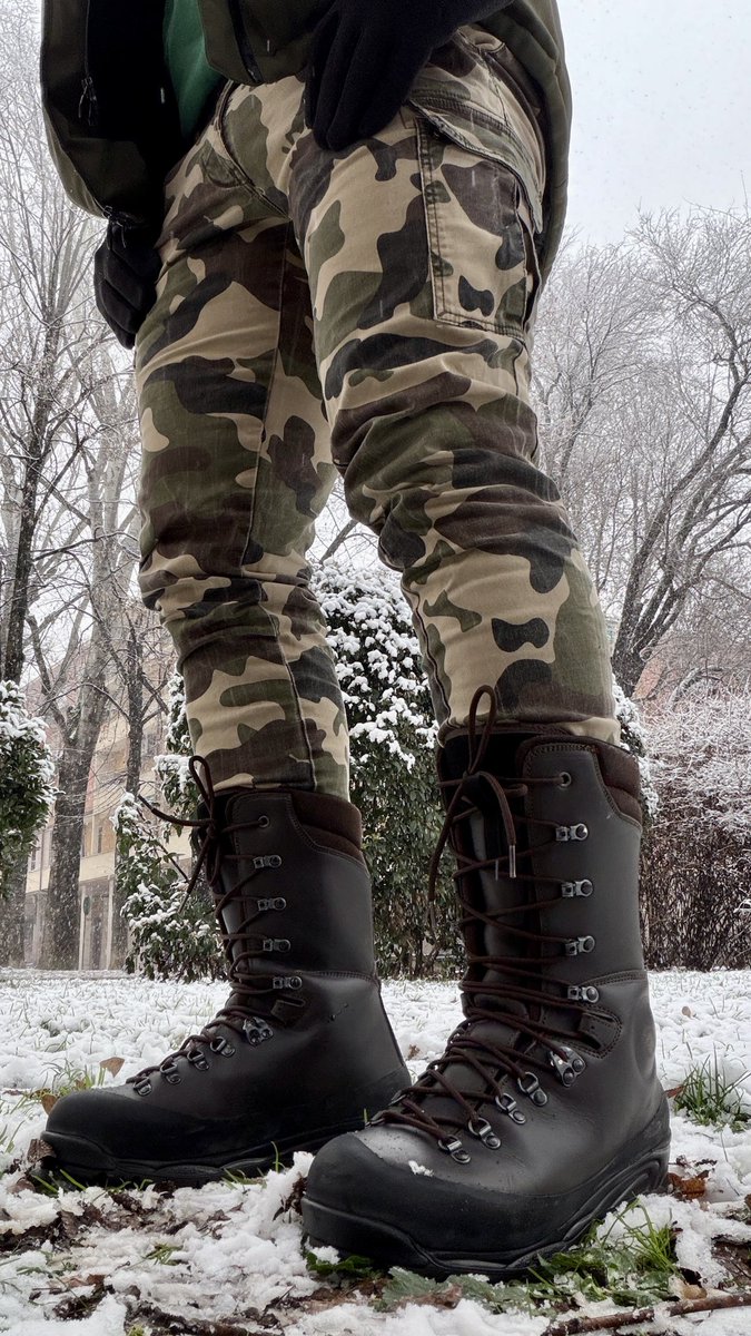 On the snow