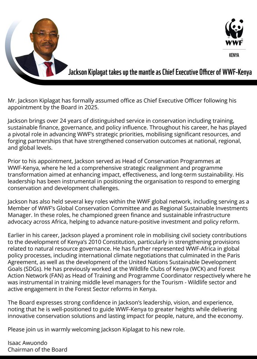 WWF-Kenya tweet media