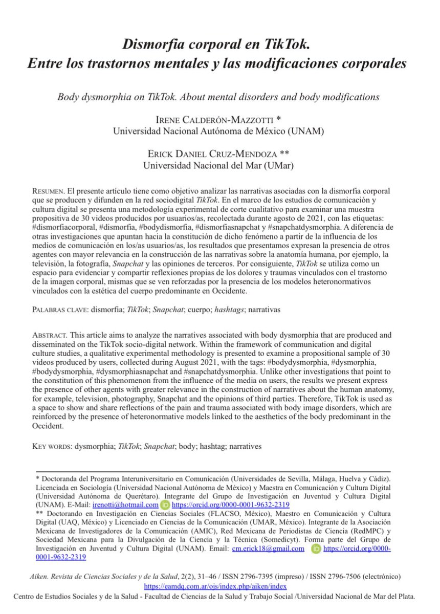 <a href="/asalmendez/">Alejandro S. Méndez ⚒️</a> Ojo aquí: eamdq.com.ar/ojs/index.php/…