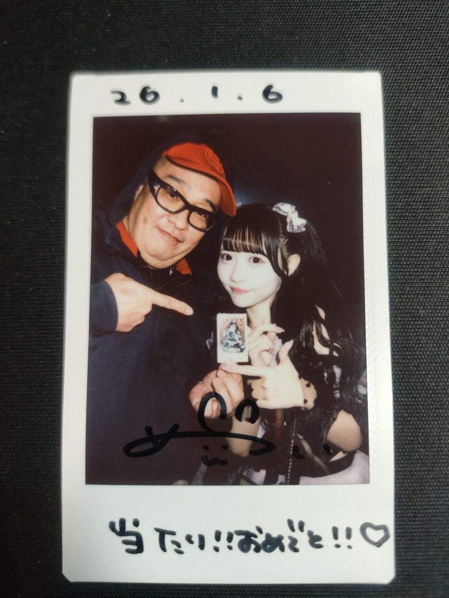 渋谷サーキットにて めいちゃんとラストショット📸 ランチェキ買って