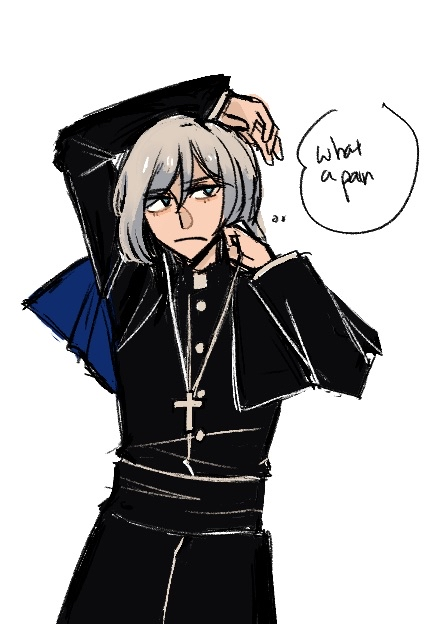 [OC] look at my priest we're not getting out of purgatory

4/100