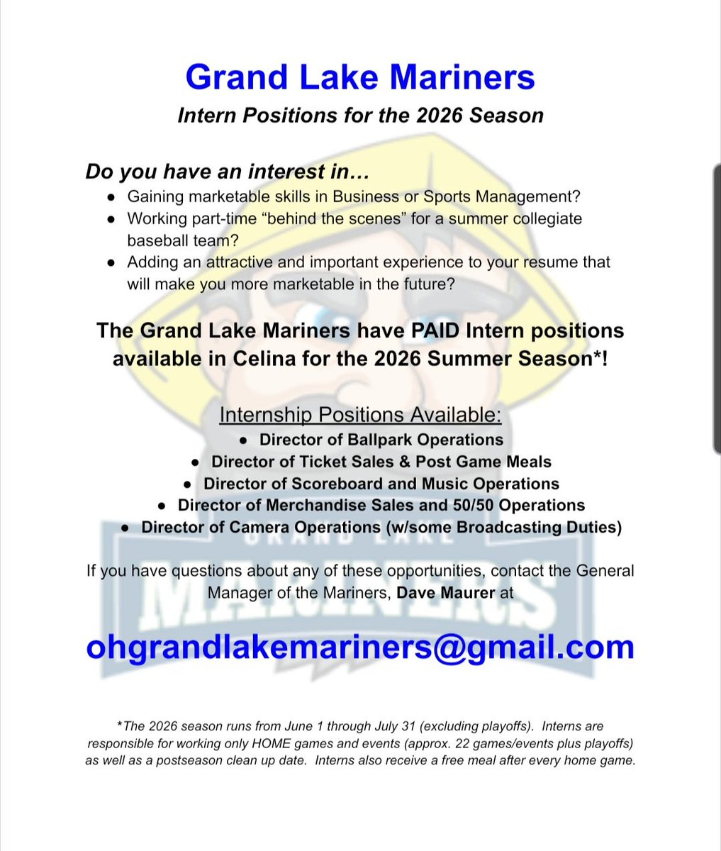 Grand Lake Mariners tweet media