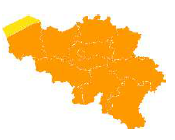 CrisisWVL's tweet photo. Vanaf morgenochtend 7/1 voorspelt het KMI ook in onze provincie (muv de kust) sneeuw en dus gladheid.  Wees voorzichtig als je je moet verplaatsen.  Stel je verplaatsing uit, als dat kan.  #gladheid https://t.co/QIqIy2Ylvn