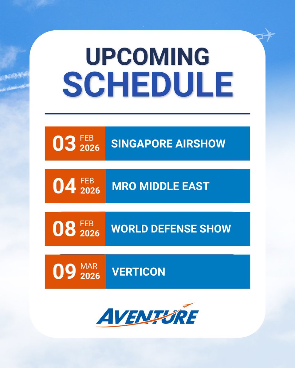 AventureAviator's tweet photo. Check out the lineup of events we'll be at coming up🛫 https://t.co/kT9gxaLI95