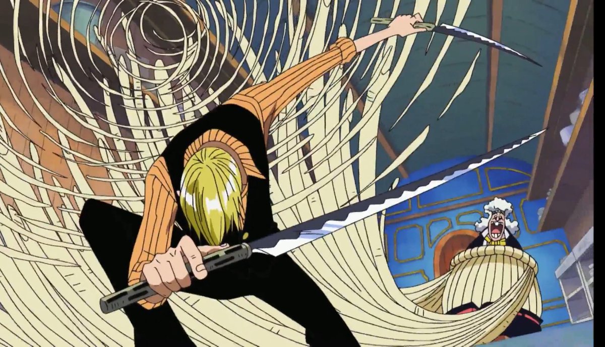 상디 칼로 싸울때 너무 섹시함