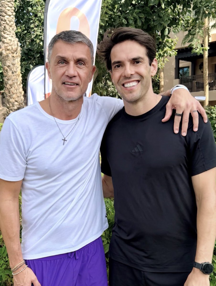 📸 Ricky Kaka with Capitano Maldini 🔴⚫️