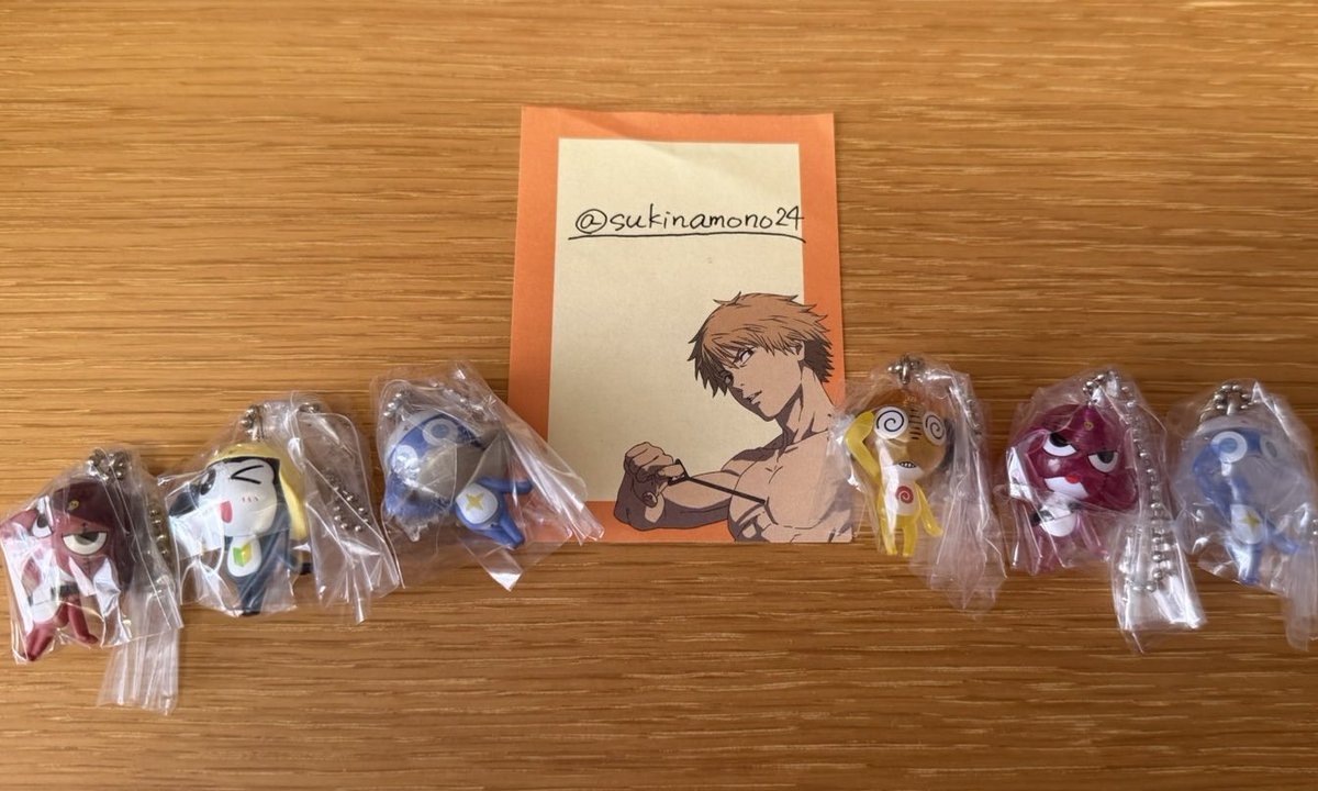 sukinamono24's tweet photo. 【交換】ケロロ軍曹 マスコット&amp;グミであります！ マスコット グミ 

譲：添付画像

求： タママ (クリア) 1点

◾︎ 1:1で郵送交換

検索からもお気軽にお声掛けください🙇‍♀️ https://t.co/PtSOdmMzJn