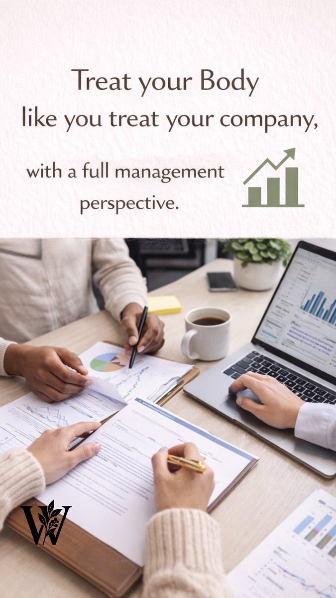 Treat your body like you treat your company.