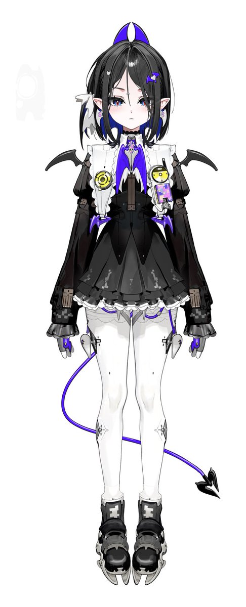 sayuki_9696's tweet photo. OC 画好了！名字我还要再考虑！总之今年就会好好创作原创！弥补无去年一张原创都出不来的事
今年要出新图，先从虚拟亡灵宇宙开始！
小玲会去到一个机械星，这个机械星有着不一样的文化他们是生人与死人的共存，死人会机械飞升活在虚拟世界，而生人则继续活在星球上，而小玲就是来这里的见证者！
我先试着我多年想做一直没做的事！我准备的太久了得执行了，从J人往P人学习
#星门纪录