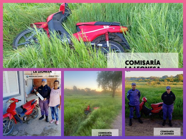 NPChaco1's tweet image. #LALEONESA: En Pocos #Minutos Dan Con #MotoSustraída #Noticiasdelparana noticiasdelparana.com.ar/NuevaEdicion/2…