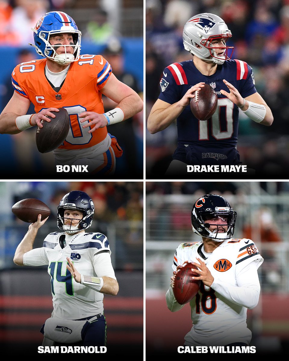 ESPNInsights's tweet image. For the first time since seeding began in 1975, no quarterback for the top two seeds in each conference has ever won a playoff game in their career 👀