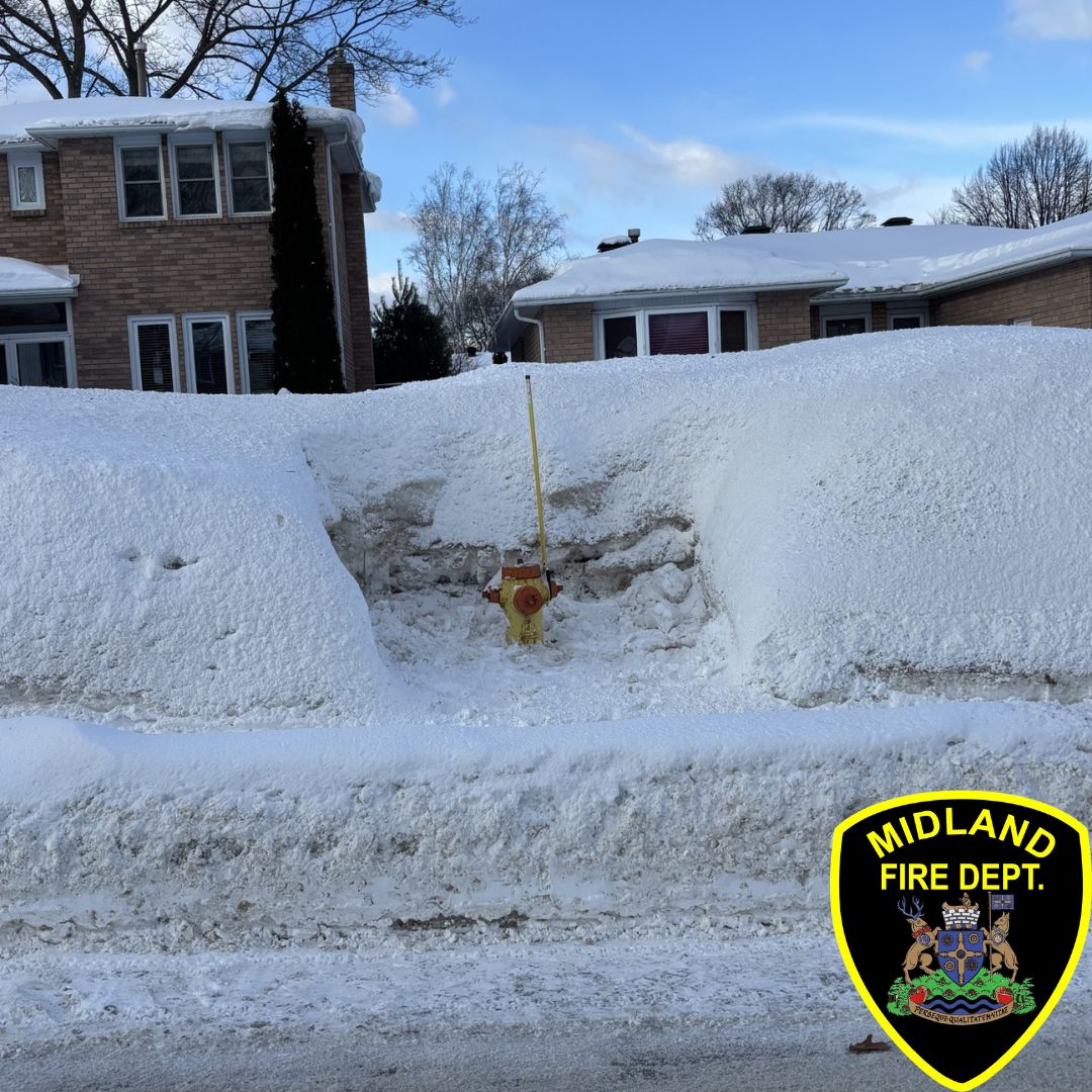 MidlandFire's tweet image. #HelpUsHelpYou If you are able to shovel out a snow covered hydrant, it will save us valuable time helping you or your neighbors should there be a fire.
#SecondsCount