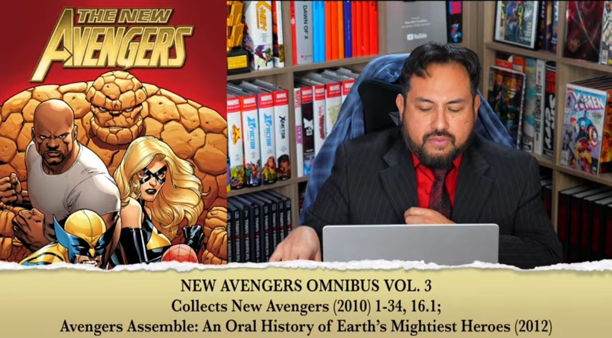 New Avengers Omnibus vol.3
Ahora sólo quedan las demás series vengadoras de Bendis 😃
youtu.be/j2gp-ZfTCVk?si…