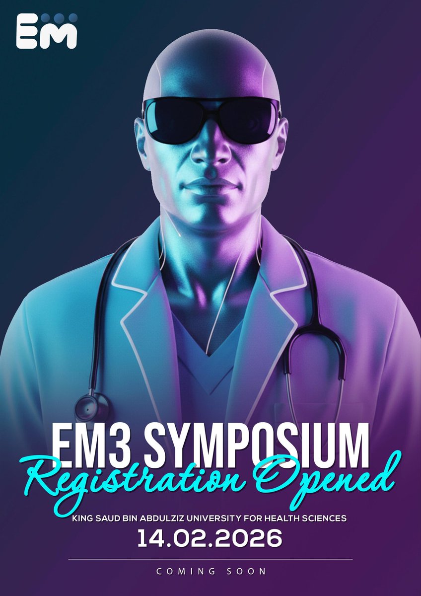 🚨 EM3 Symposium Registration is LIVE!

Fast decisions. Critical moments.
Be where emergency medicine comes alive⚡️

🔗 Register now: kpfht-lms.com/ar/course-deta…