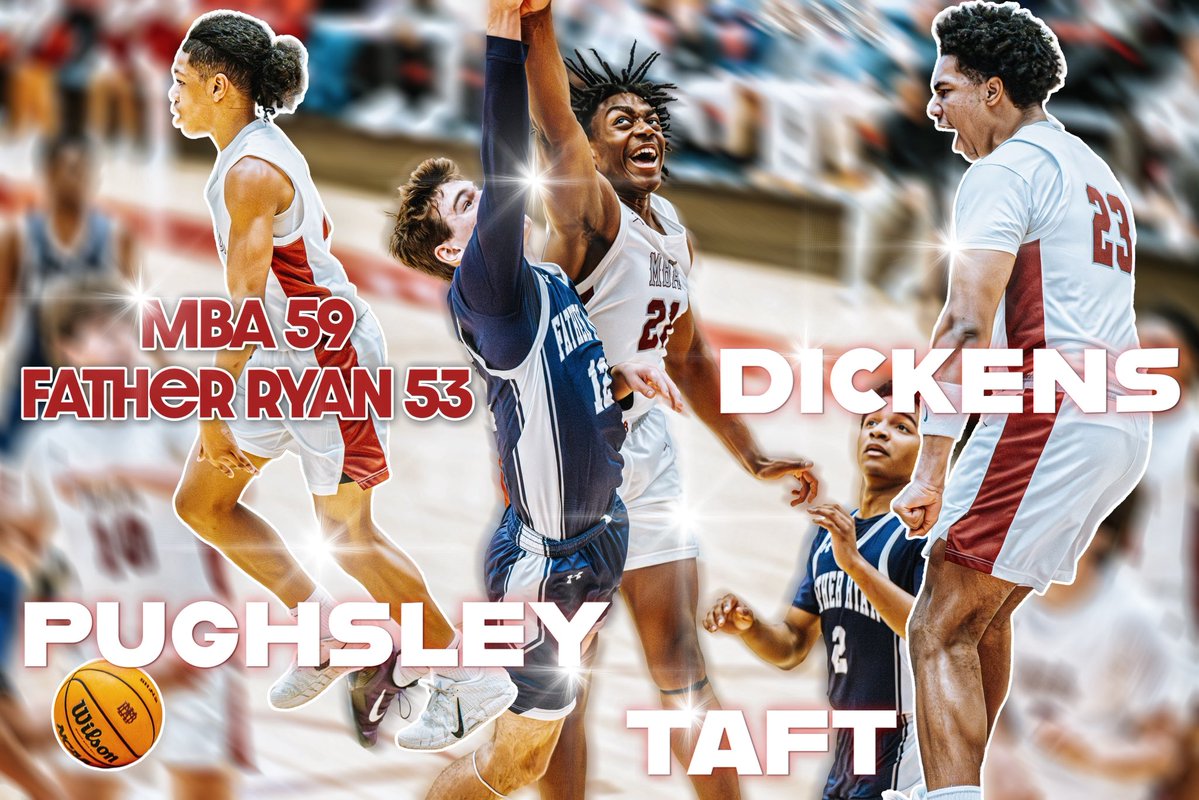 SENIORITYPHOTO1's tweet image. 🏀MBA staged a big comeback to knock off a great Father Ryan squad on Saturday 59-53. MBA’s inside/outside game is up there with Brentwood’s, as the best I’ve seen this year. David Taft and Korajo Dickens are controlling the paint and Frosh phenom Loni Pughsley is must see TV.…
